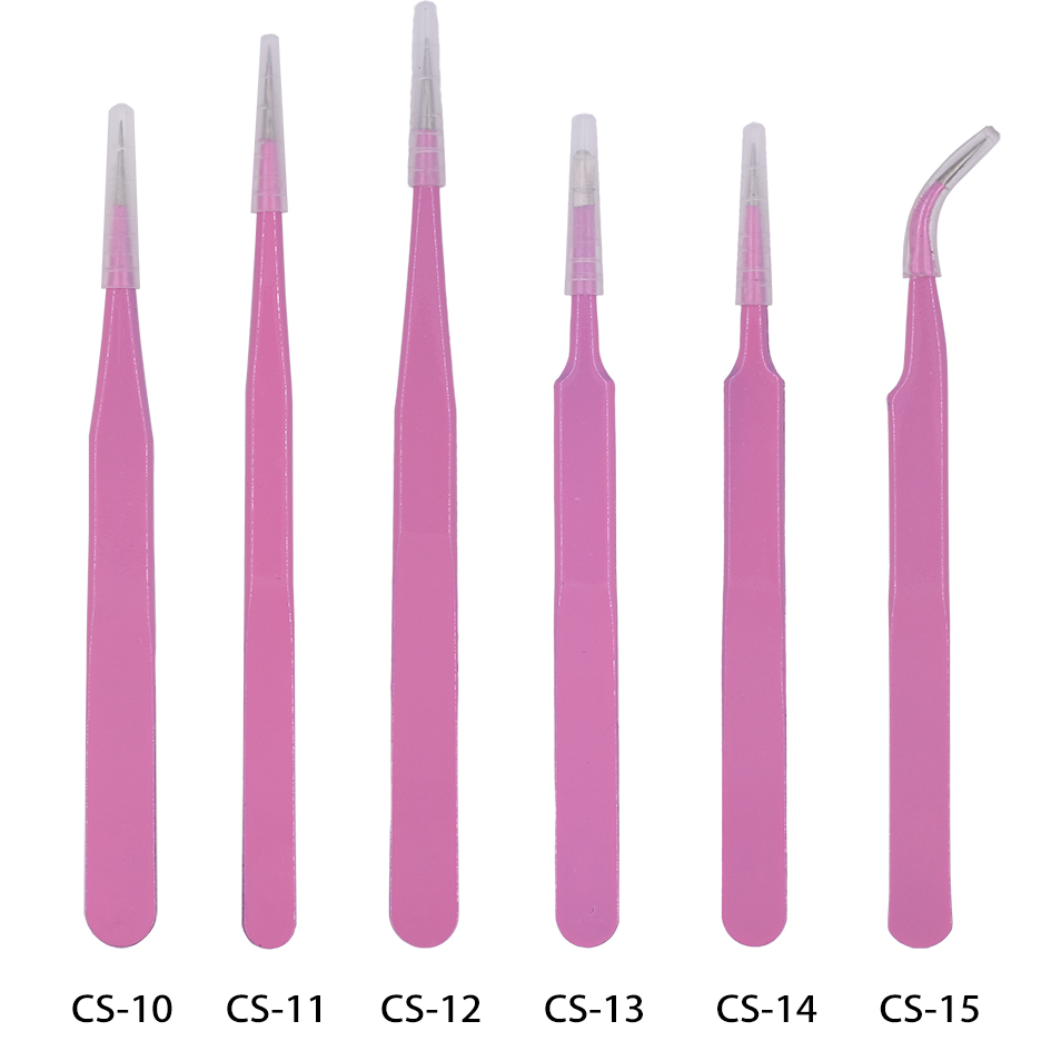 Nail Art Pink - الجمال الوردي الملقط CS-10 CS-11 CS-12