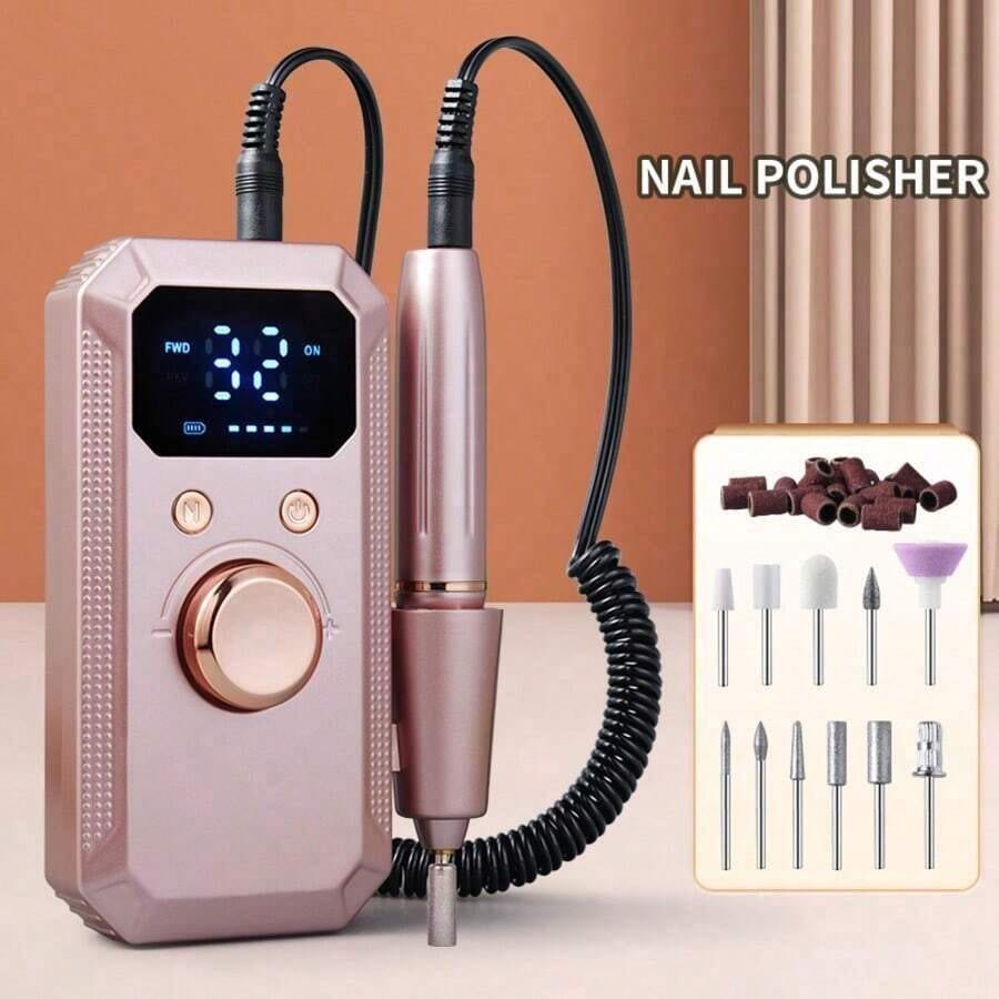 Nail Drill Machine - جهاز حفر الأظافر الكهربائي القابل لإعادة