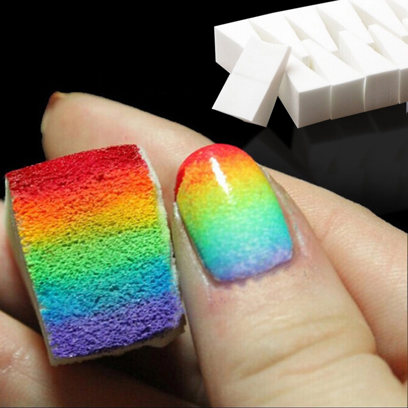 50/20 قطعة من إسفنج الأظافر ال - مراجعة Nail Art Ombre وسعره