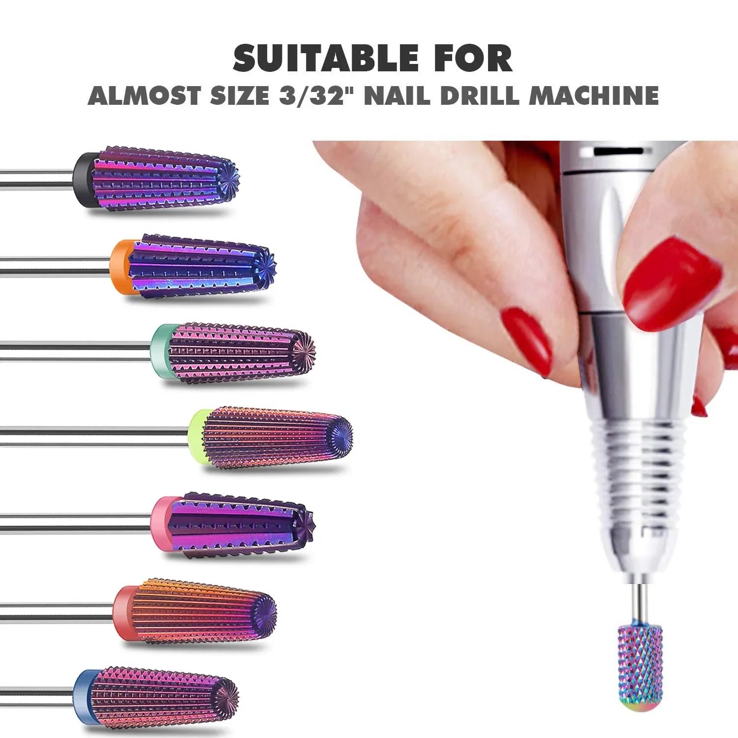 كربيد التنغستن مسمار لقم الثقب - مراجعة Nail Drill Machine وسعره