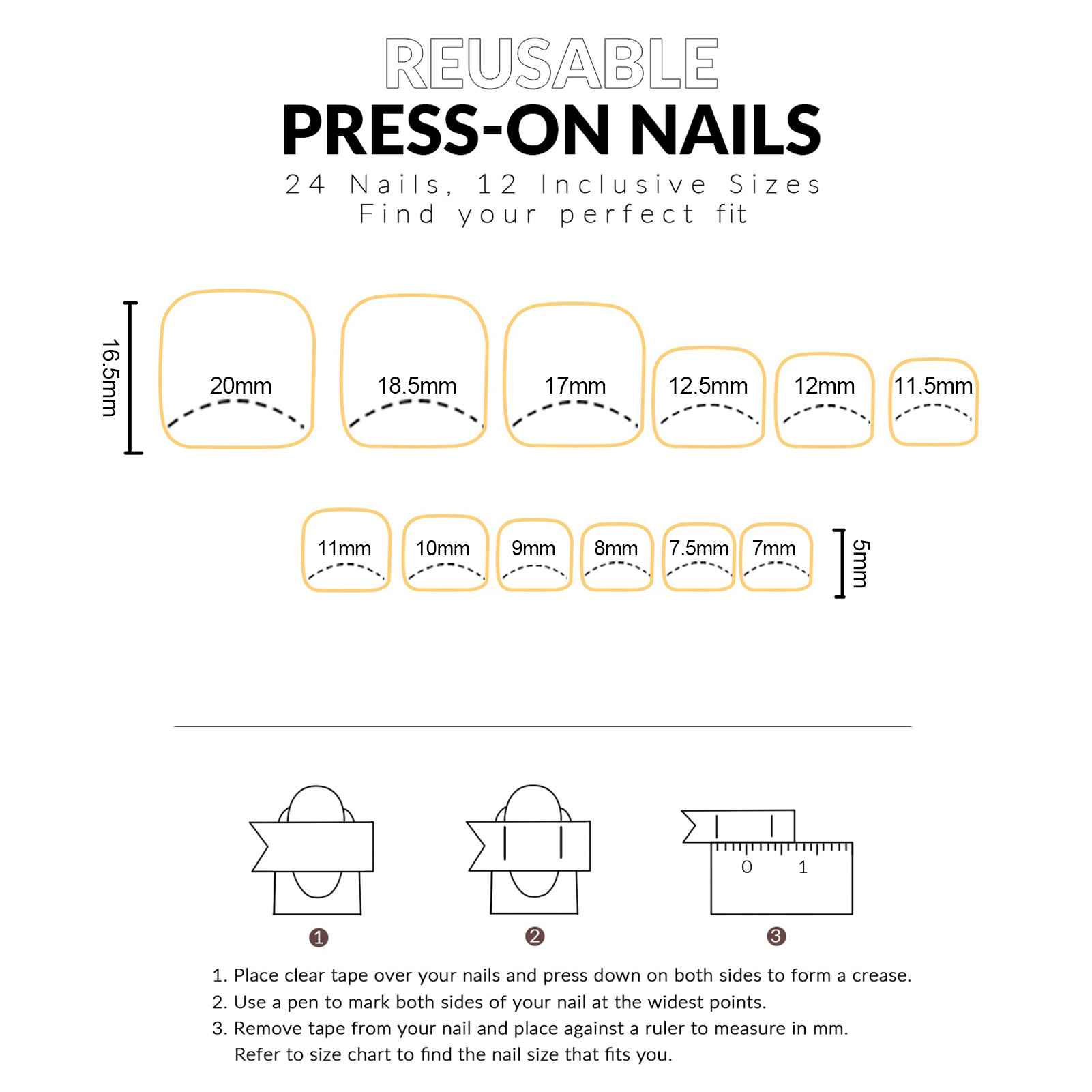 أظافر صناعية لاصقة للقدمين بتص - مراجعة Nail Art Press On وسعره