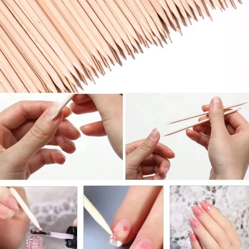 2026 50/100 قطعة أداة دفع الجل - مراجعة Nail Art Orange وسعره